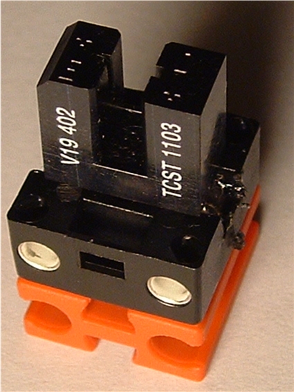 Detail of photo interruptor