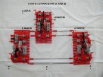 XOR aus drei NAND-Bausteinen 3