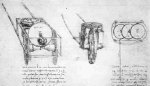 Wegmesser - Originalzeichung von Leonardo da Vinci