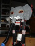 Elefant mit Vakuum-Rssel