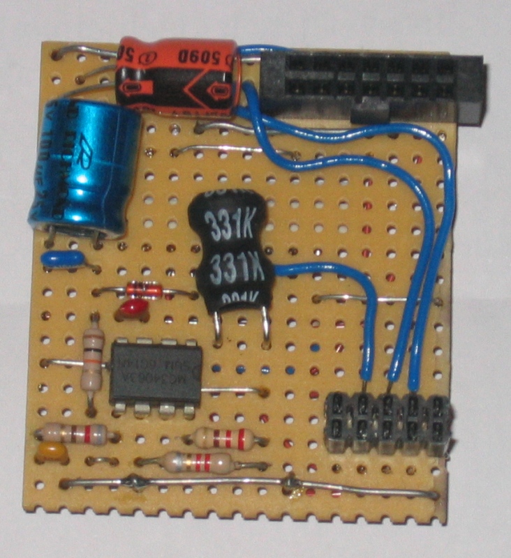 Component side of the PCB