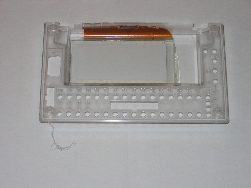 Back side of the LCD
