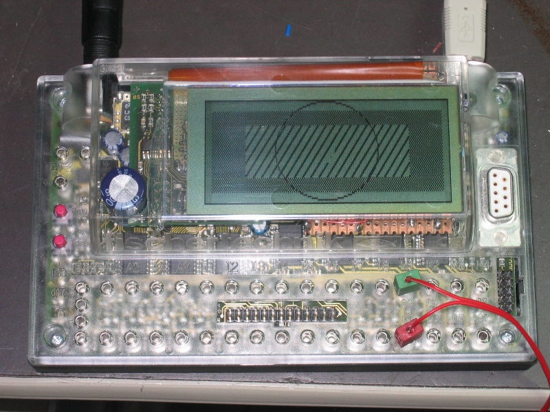 LCD showing some graphics